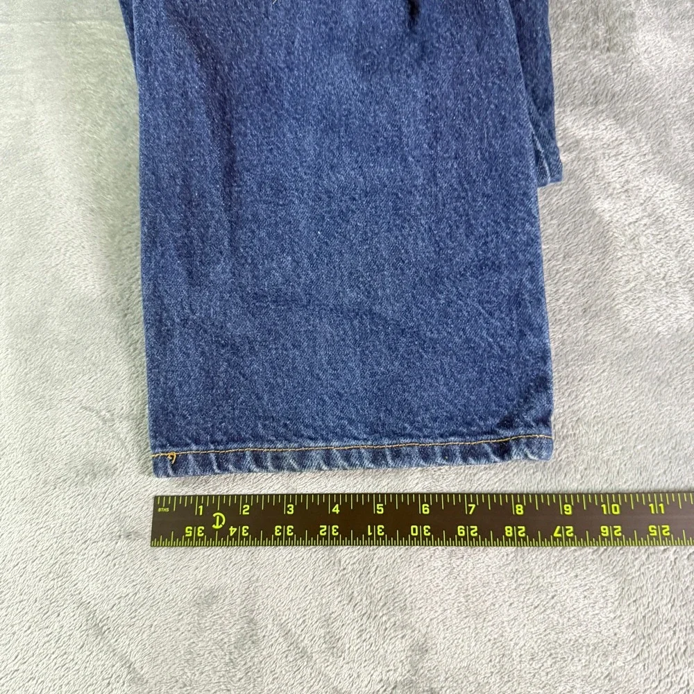 Levi Y2K 505 Jeans Mens 36x32 Dark Wash Straight Fit Denim Pants